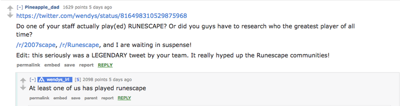 Illustration for article titled Wendy's did a Reddit AMA, trashes McDonald's some more